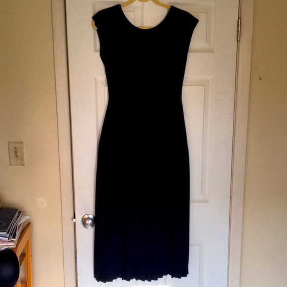Vintage Black Cocktail/Evening Drop Waist Dress - Picture 2 of 12